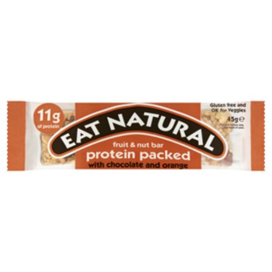 Picture of  Eat Natural Protein Choc & Orange Bar 45g x12